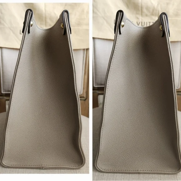 Louis Vuitton Giant Monogram Empreinte Tourterelle Onthego MM - Picture 8 of 15